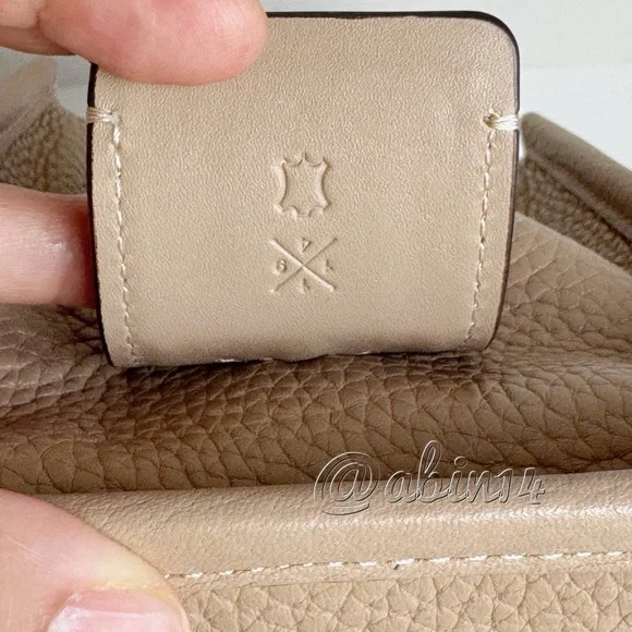 Exclusive Coach Rogue 25 Leather Top Handle Satchel Handbag in Color Taupe - Picture 11 of 16